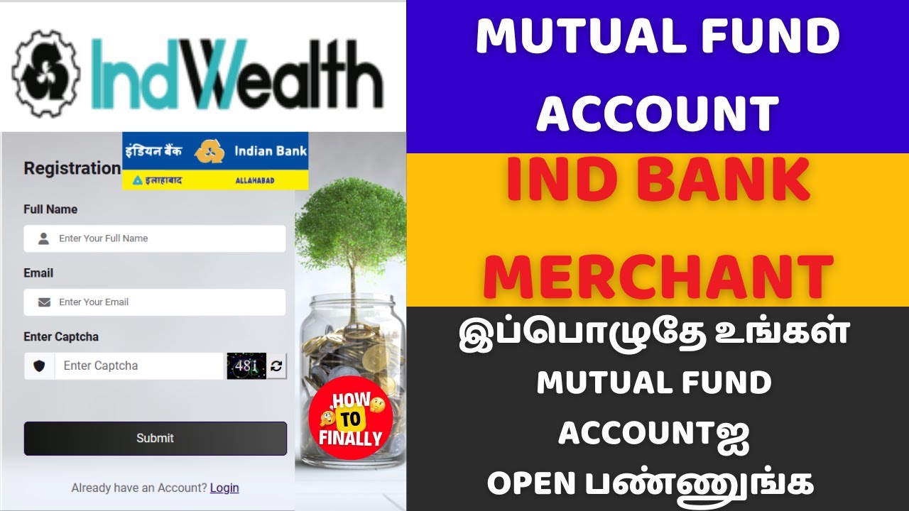 Indian Bank Mutual Fund Account open | How to Open Mutual Fund Account Online in Indian Bank
