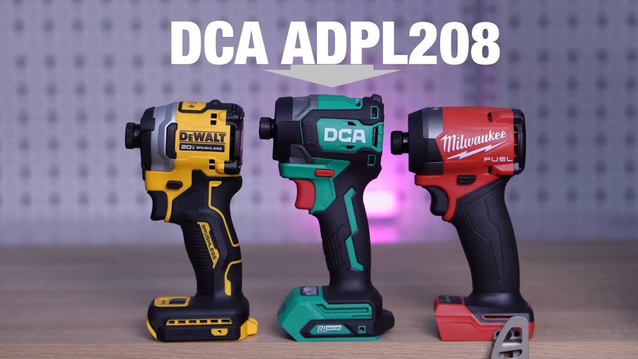 Máy bắn vít DCA ADPL208..test thực tế, bung máy, đánh giá chi tiết nhất