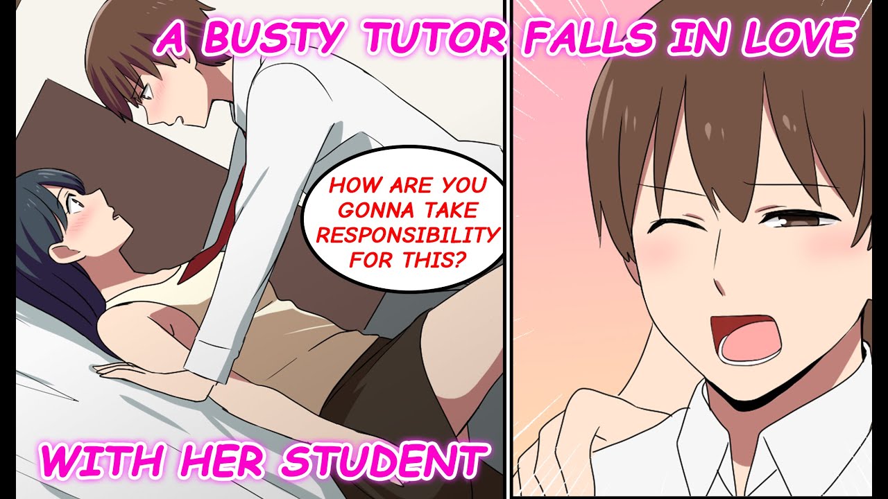 What happens when a busty tutor falls in love with her student [Manga dub]