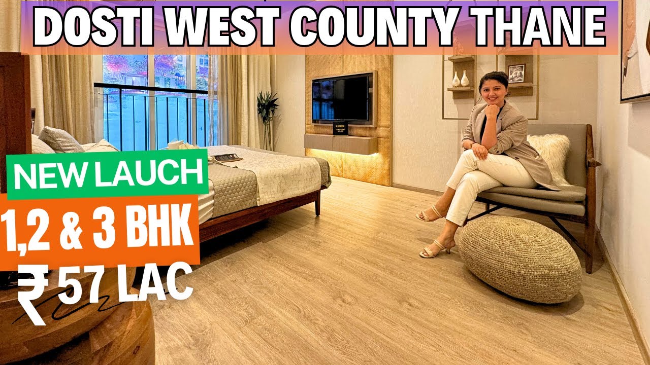 Dosti Westcounty Balkum Thane 1 и 2 BHK | Рядом со станцией метро | Лучший проект в Thane