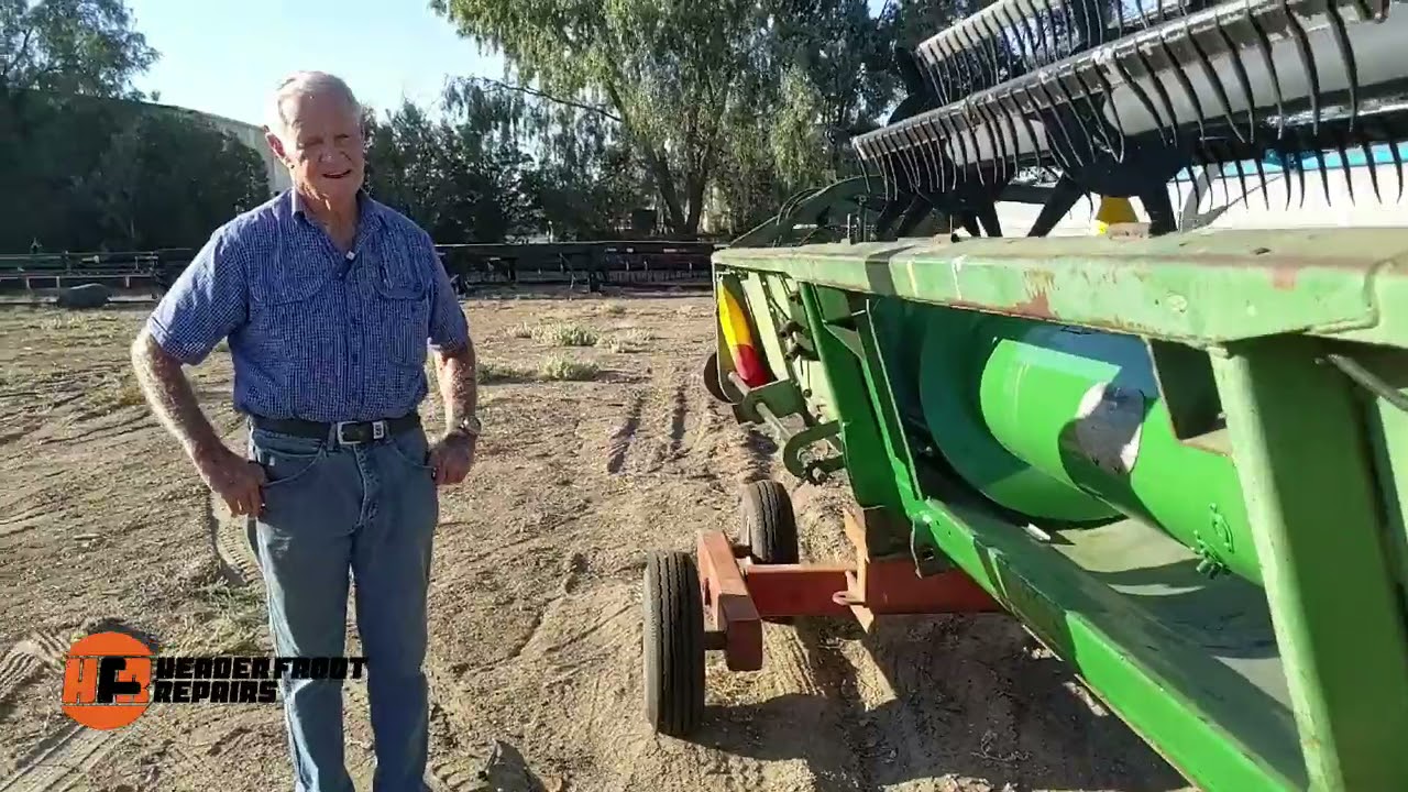 John Deere 25 foot Table Auger Refurbishment for Pulse Crops - Header Front Repairs