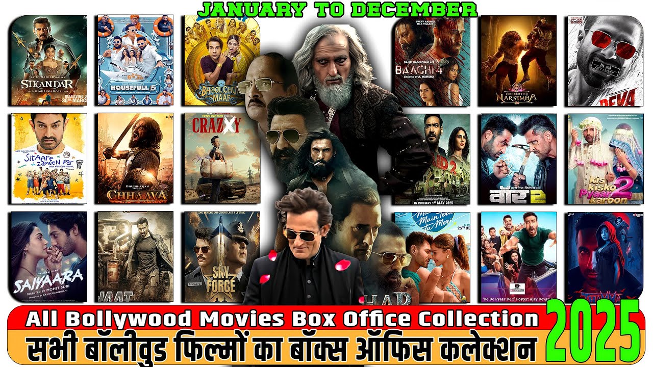 All Bollywood Movies Box Office Collection 2025 Hits and Flops🔥🤯| सभी भारतीय फिल्में 2025