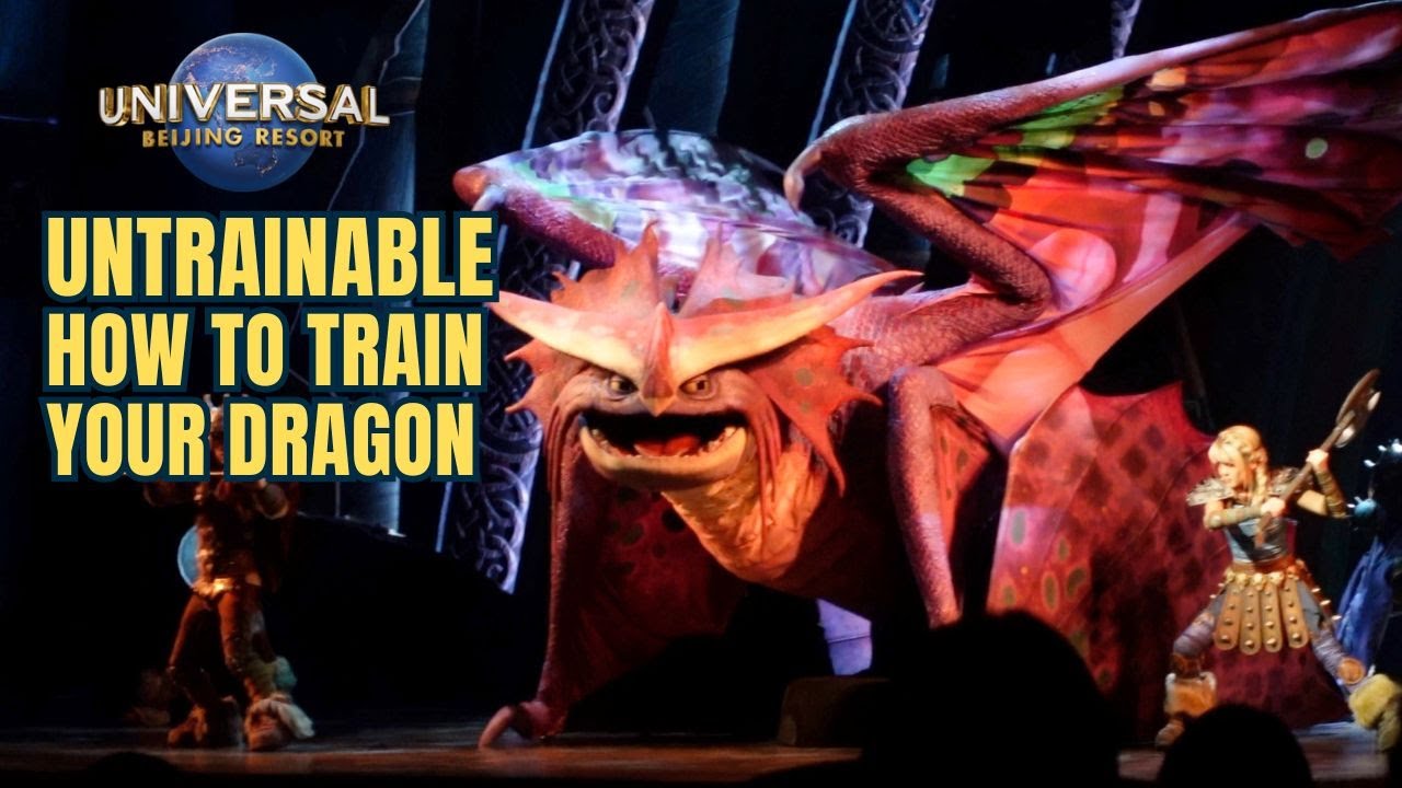 Untrainable How to Train Your Dragon FULL SHOW at Universal Studios Beijing