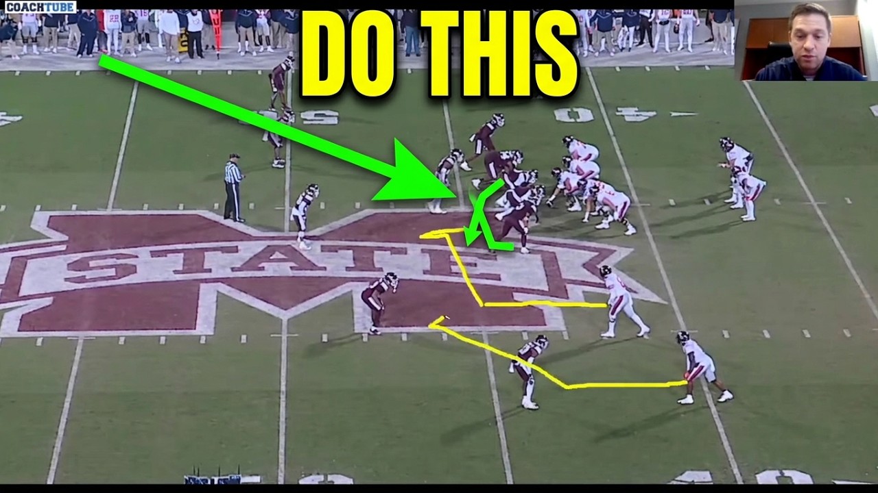 Ole Miss Co-OC Charlie Weis - A Level RPOs (Double Crack)