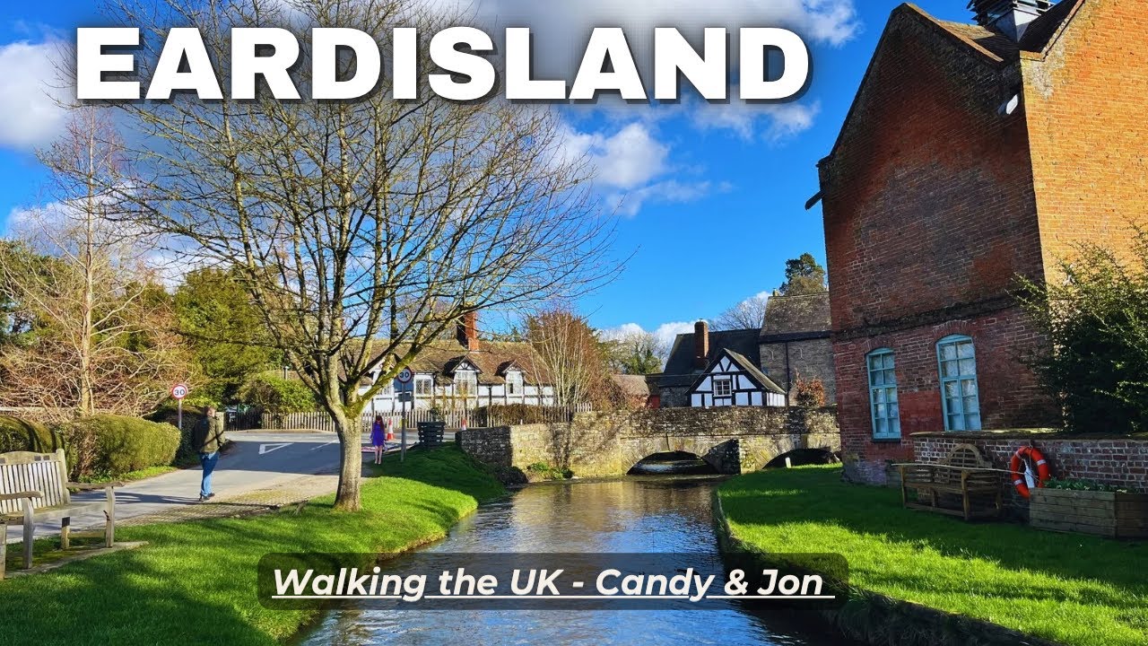 Herefordshire Walking Tour P2 🇬🇧 Little Paradise” EARDISLAND VILLAGE 4K
