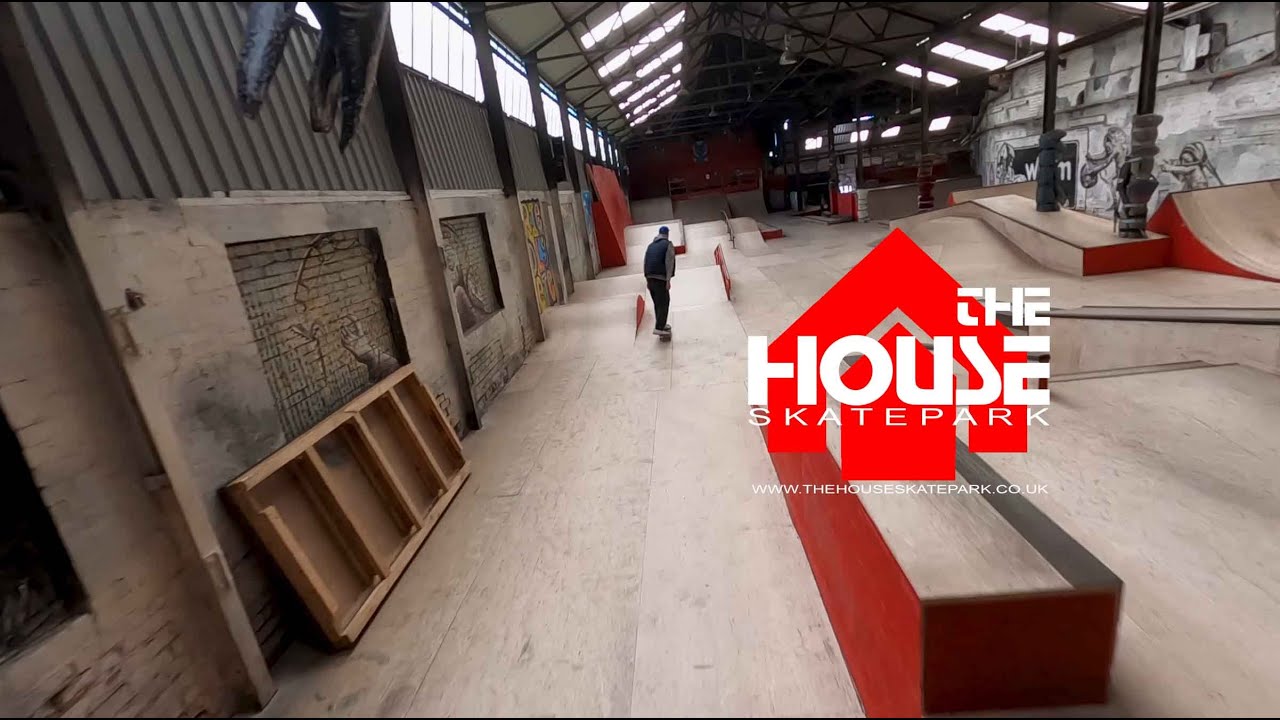 The House Skatepark Sheffield - Fly Through Drone Tour 4K