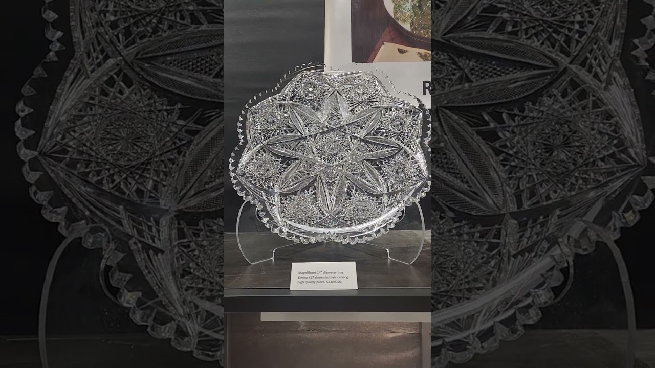 2026 video 2 American Brilliant Cut Glass at the Big Red Barn winter show