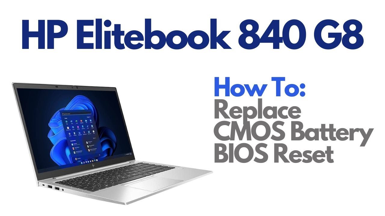 Как сбросить настройки BIOS / заменить батарею CMOS — ноутбук HP Elitebook 840 G8