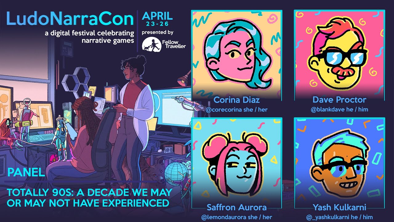 Totally 90s: A Decade We May or May Not Have Experienced - LudoNarraCon 2021