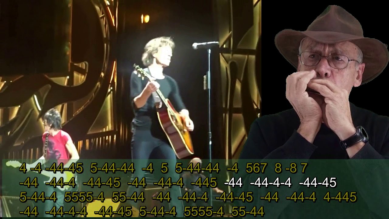 nº 701  Sweet Virginia ( The Rolling Stones )tabl.arm.diat. ( A ) mundharmonika
