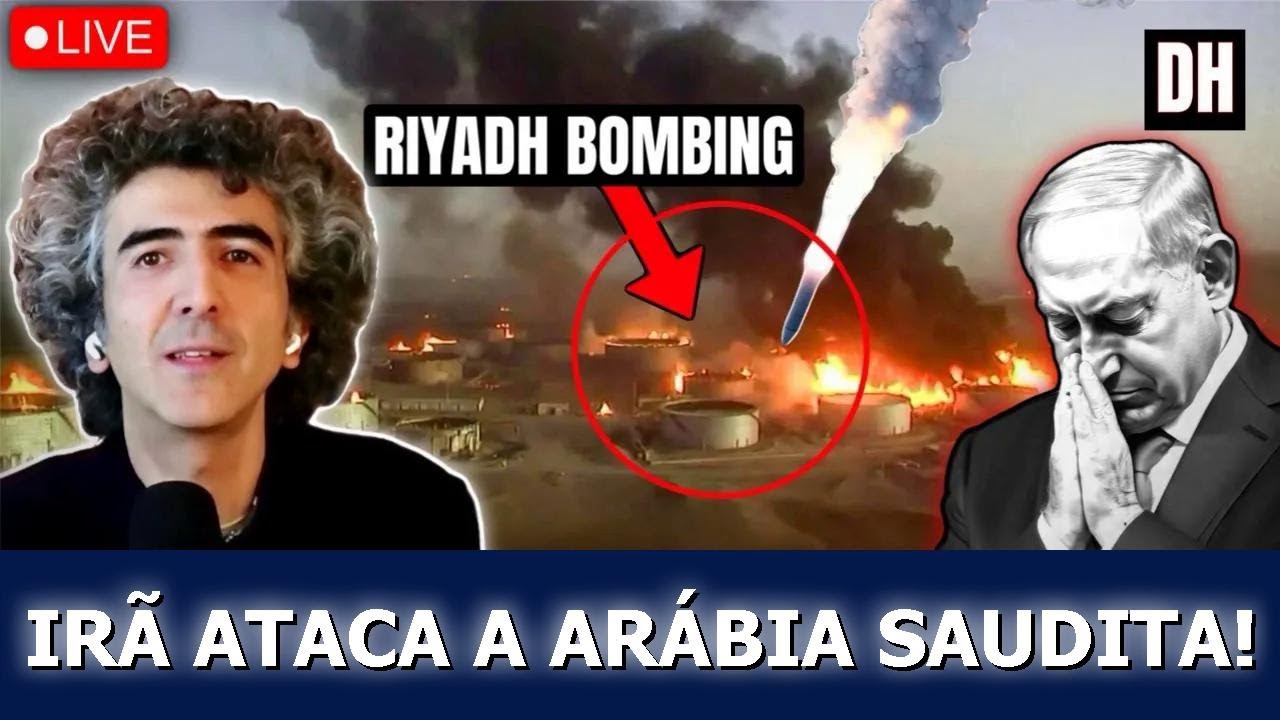 Ali Alizadeh: Mísseis do Irã DESTROEM petróleo saudita e gás do Catar