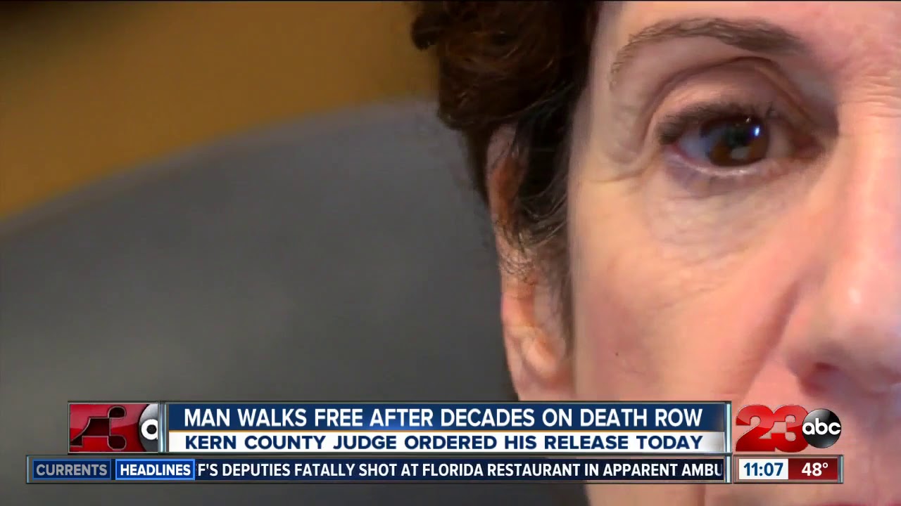 Man walks free from death row after decades in prison