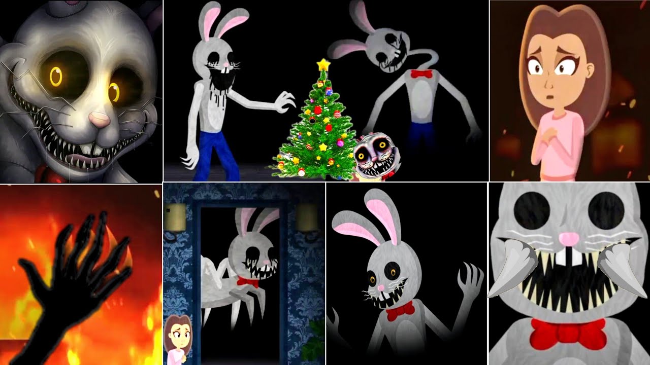 Mr Hopps Playhouse HD Edition All Jumpscares + All Endings + All Secret & All Cutscenes New Update