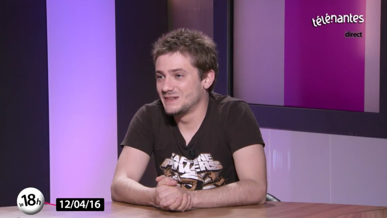 Quand Mathieu Sommet passe à la télé, c'est sur Télénantes...