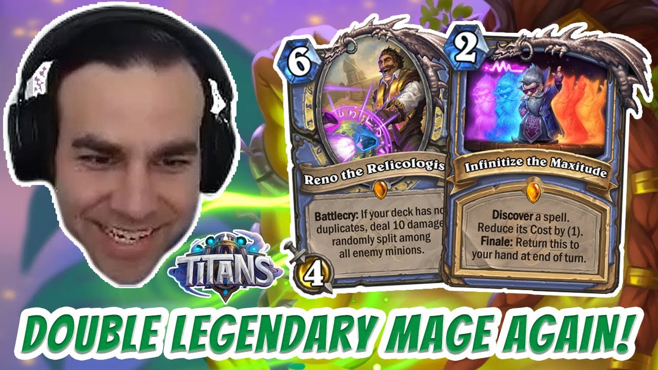 Reno AND Infinitize Mage Deck!   - Hearthstone Arena