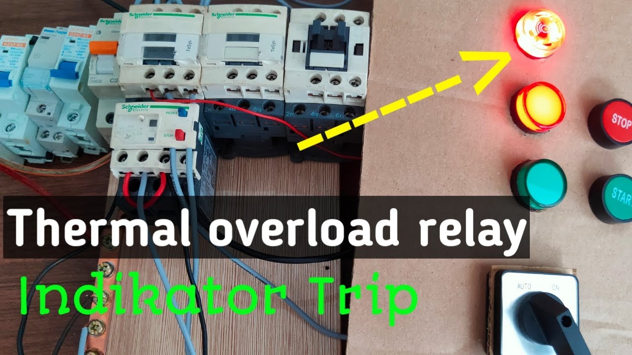 Thermal overload Relay | Reset Buzzer / Indikator TRIP