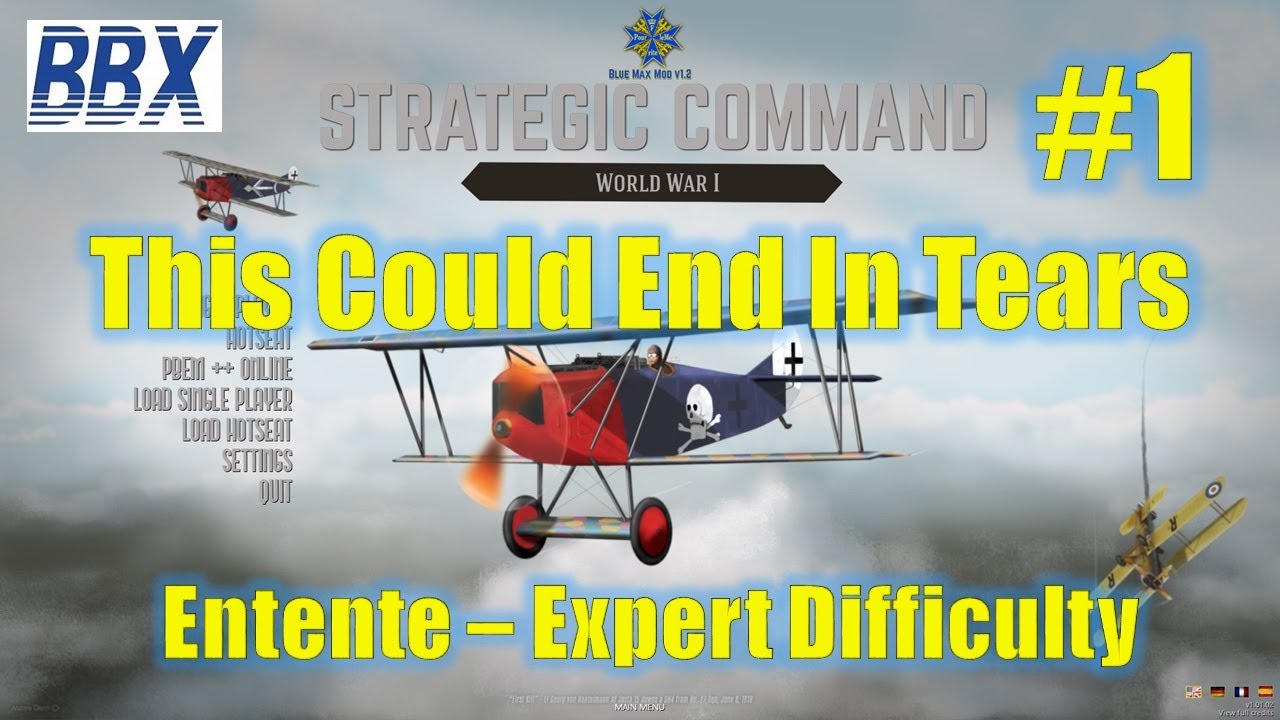 Strategic Command World War 1 | EP1 | Entente Trying Expert Difficulty