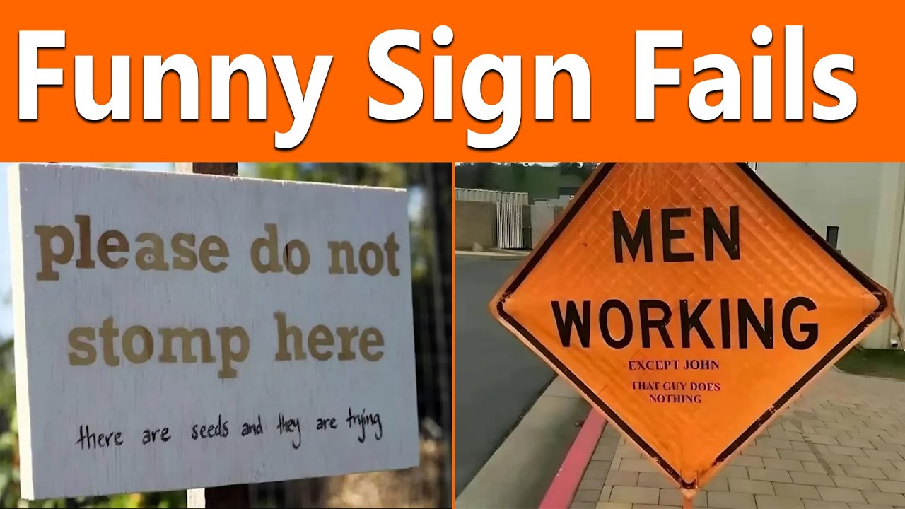 Best Funny Sign Fails Ever 🤣 | Instant Laughs Guaranteed || Daily Joy
