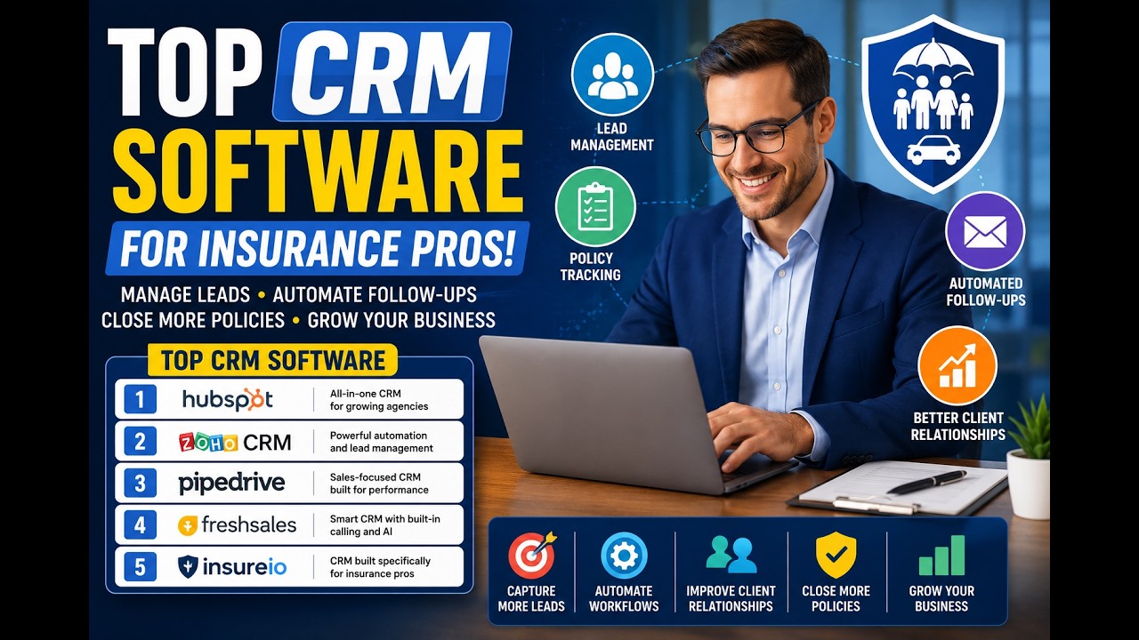 Top CRM Software for Insurance Agents - Why You Need Them?