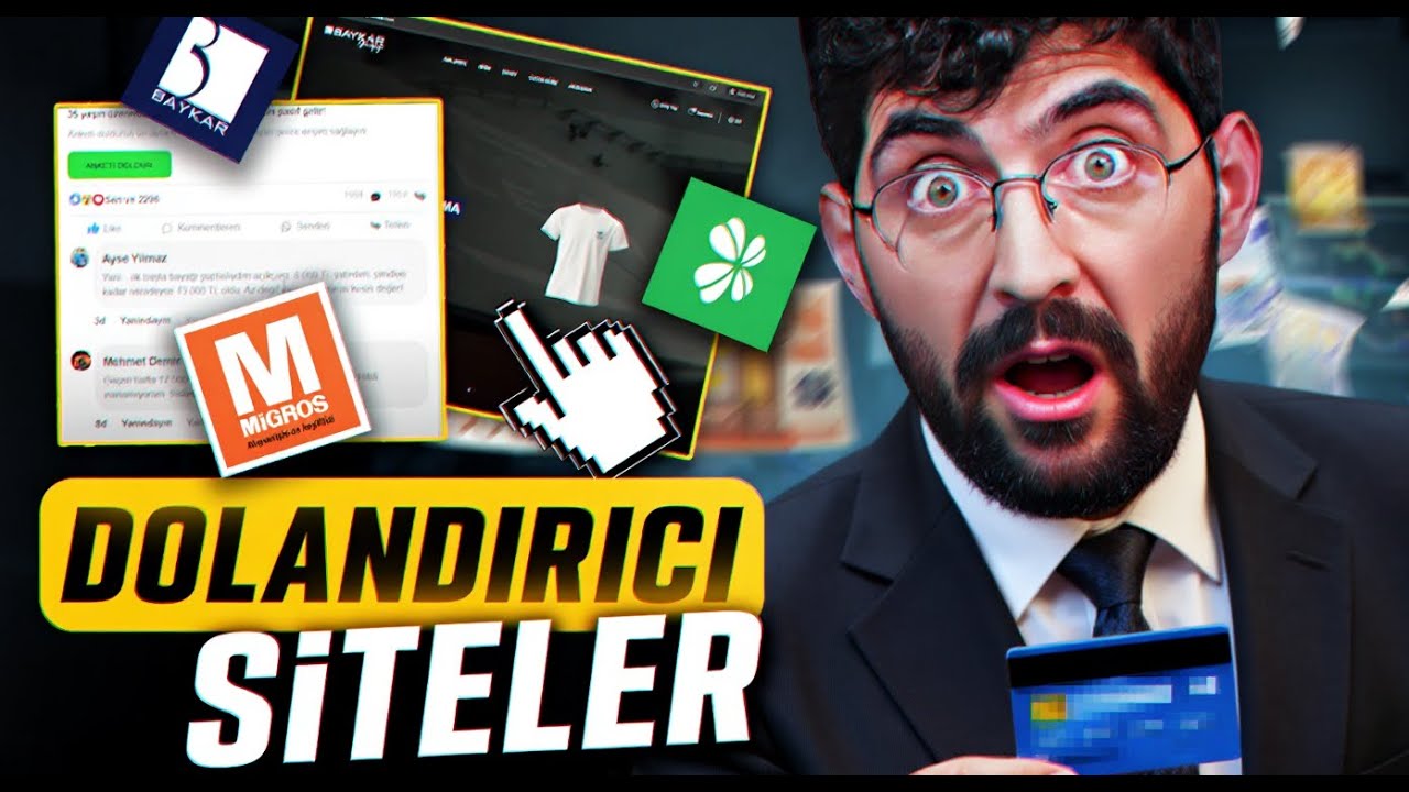 DOLANDIRICI SİTELERİNİ İNCELİYORUZ 