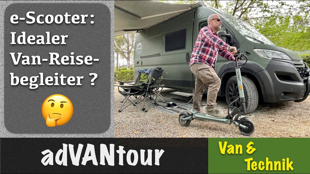 e-Scooter - Idealer Reisebegleiter im Van?
