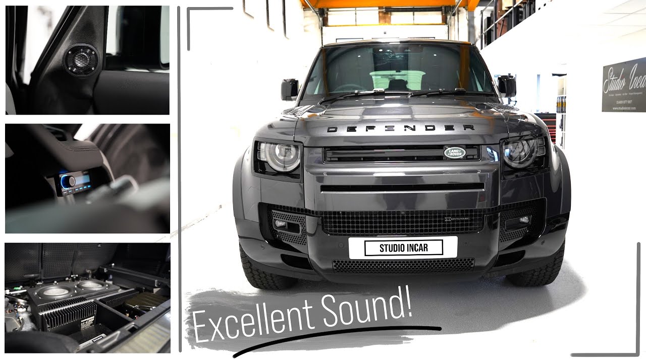 2021 LandRover Defender with High End sound upgrades