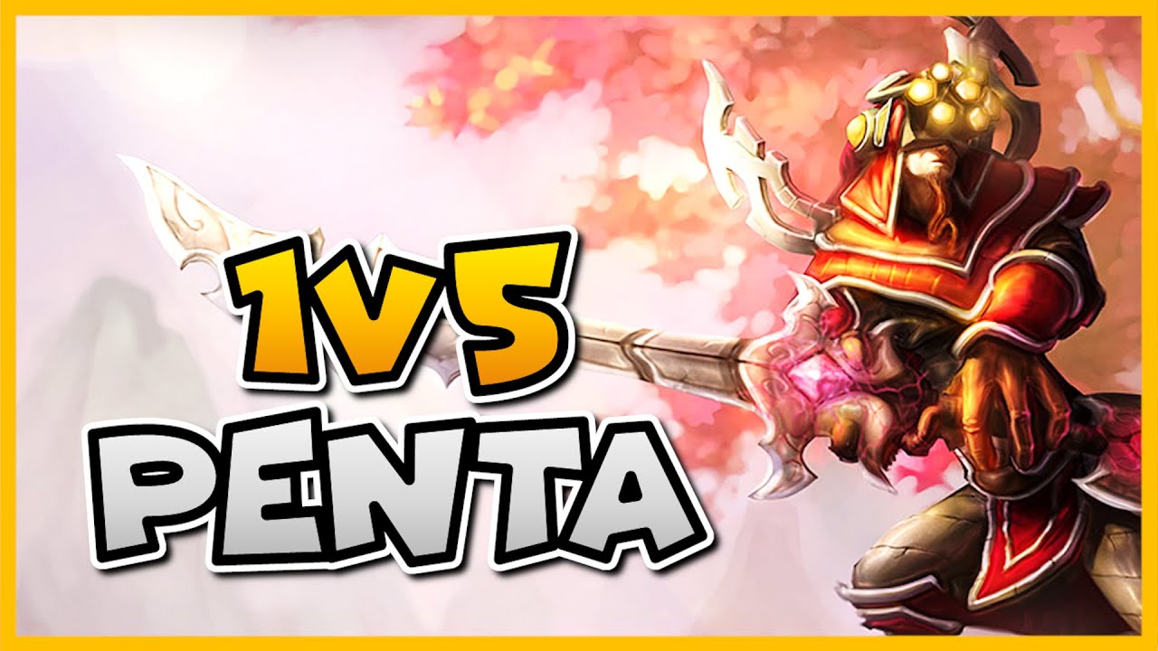 Master Yi 1v5 Pentakill - Master Yi, Taric Combo - LOL Montage