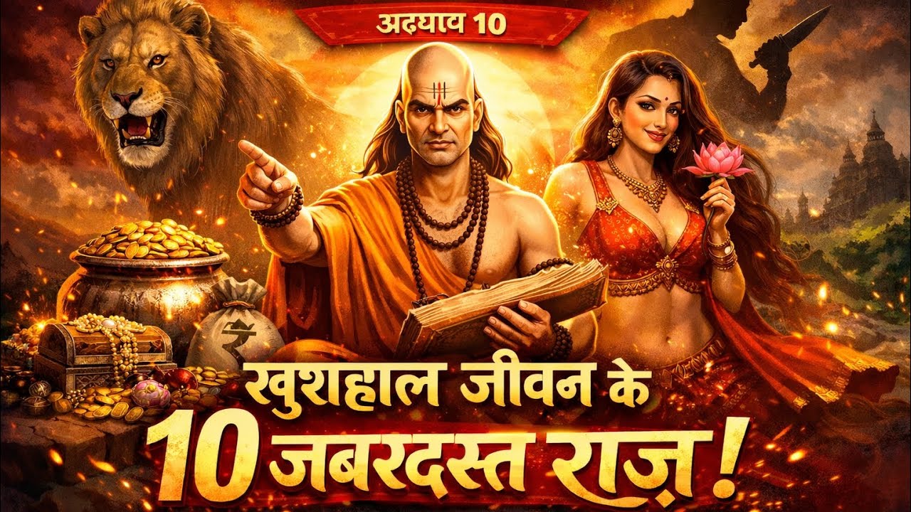 चाणक्य नीति (अध्याय 10) Chanakya niti खुशहाल जीवन के 10 जबरदस्त राज।#video #chankyaniti #youtube #yt