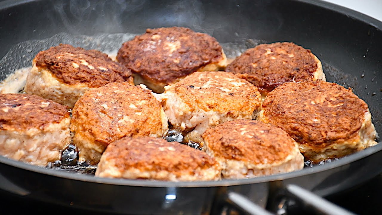 Skønne og nemme kyllingefrikadeller - Madens Verden