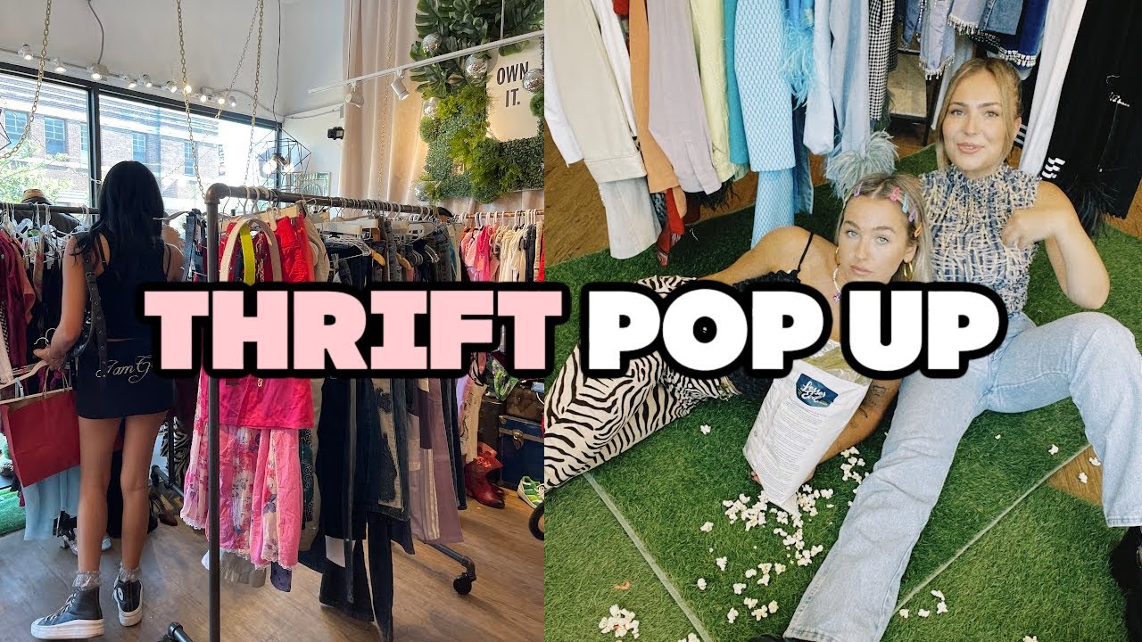 WE HAD THRIFT POP UP ... THIS IS HOW IT WENT