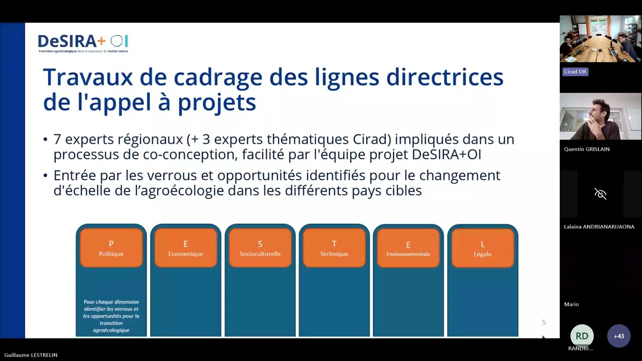 Projet DeSIRA+OI - Webinaire de support sur les aspects techniques du 12-02-2026