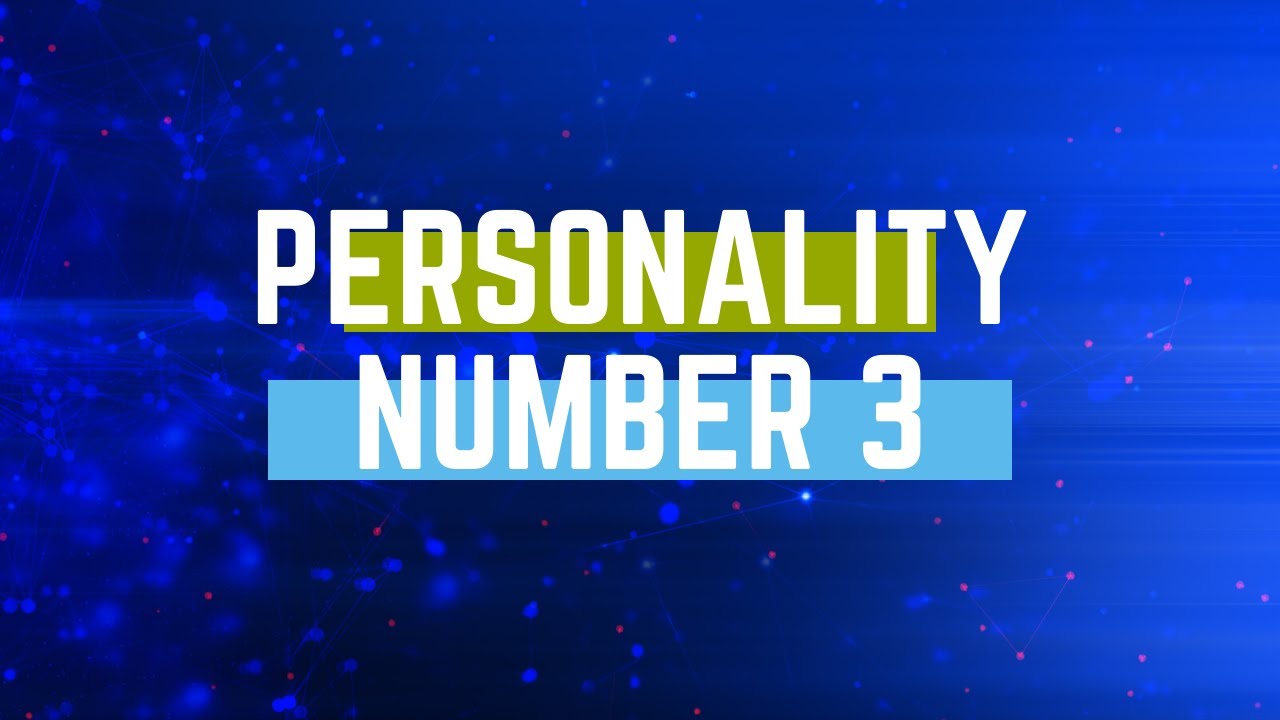 Numerology Personality Number 3