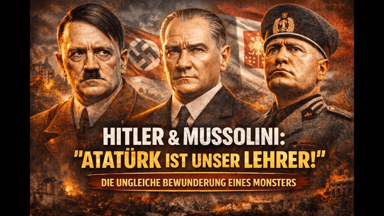 Hitler & Mussolini: „Atatürk ist unser Lehrer!“ – Die gefährlichste Bewunderung der Geschichte