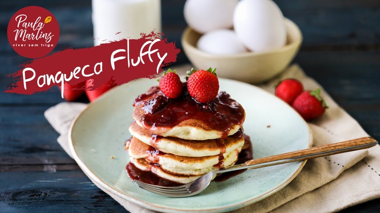 Panquecas Fluffy sem glúten  | Viver sem Trigo por Paula Martins