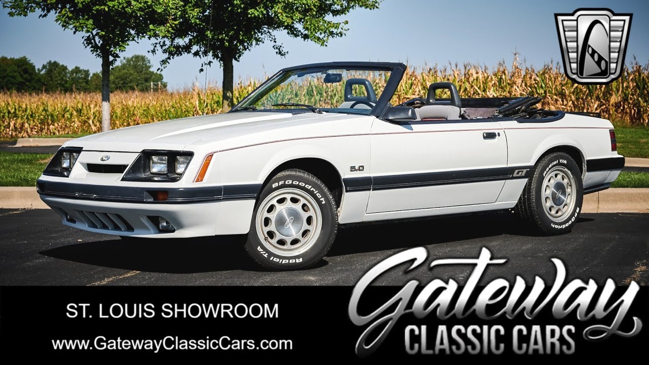 1985 Ford Mustang GT Convertible Gateway Classic Cars St. Louis  #9443