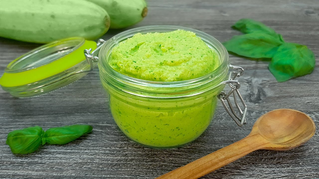 Zucchini Pesto Rezept: Sehr schnelles Rezept! Alle waren erstaunt, dies auszuprobieren! #056