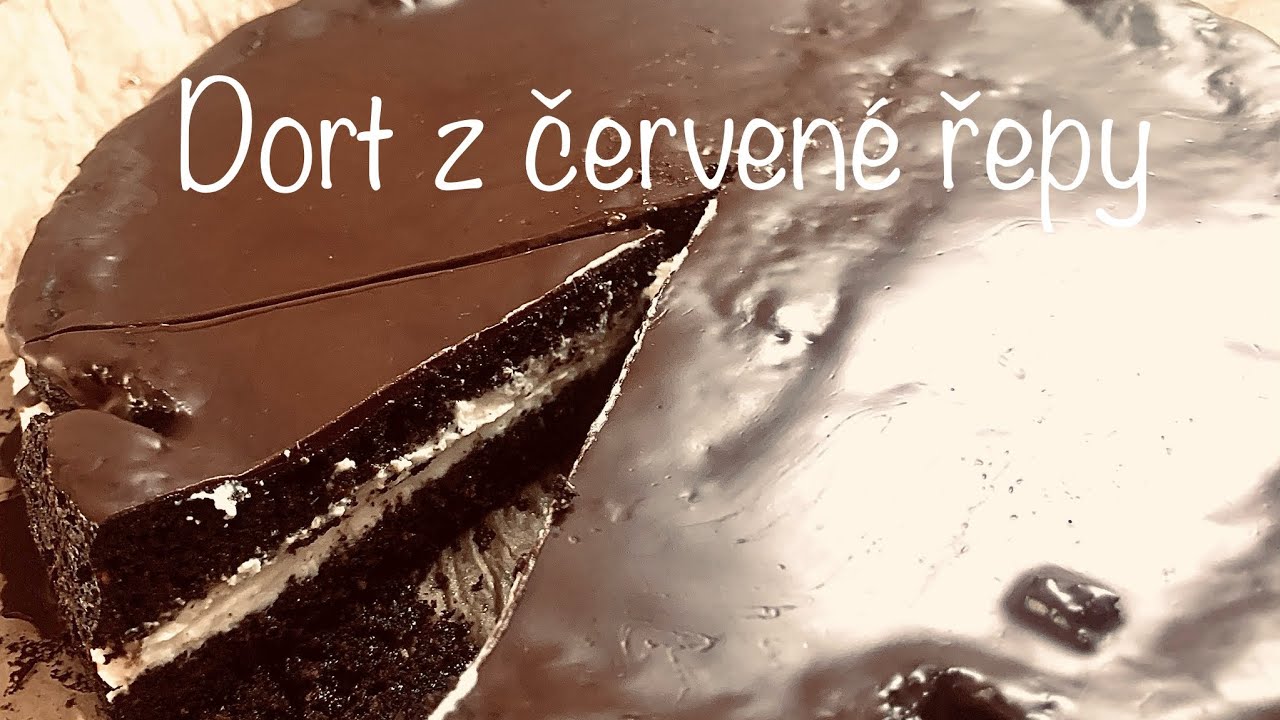 Dort z červené řepy a krémem z mascarpone