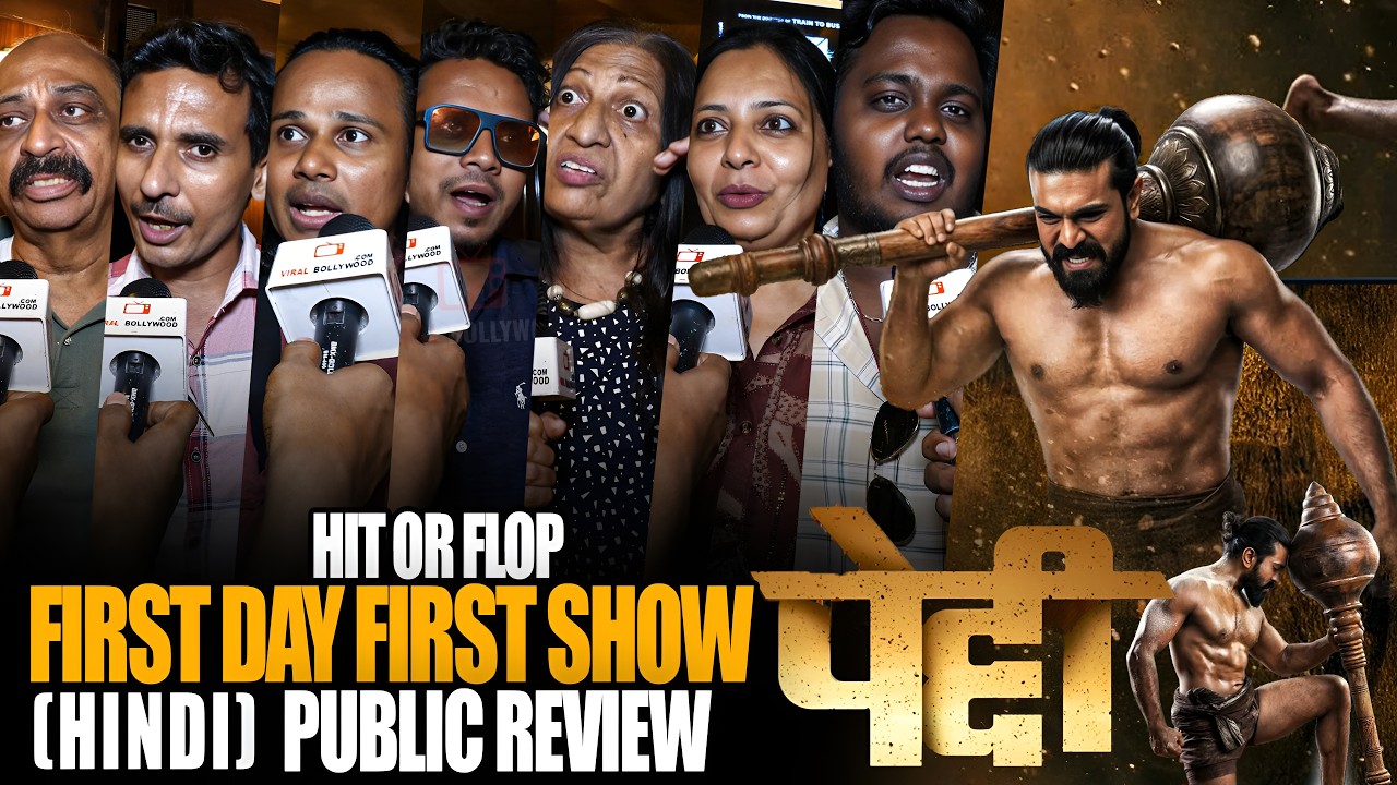 Peddi Hindi | First Day First Show | Public Review | Hit or Flop | Ram Charan | Media Press Show
