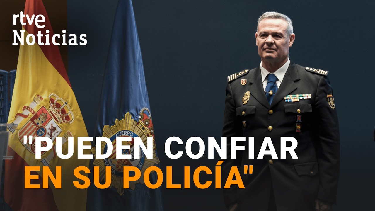 TOMA de POSESIÓN del nuevo DAO de la POLICÍA NACIONAL, JOSÉ LUIS SANTAFÉ | RTVE Noticias
