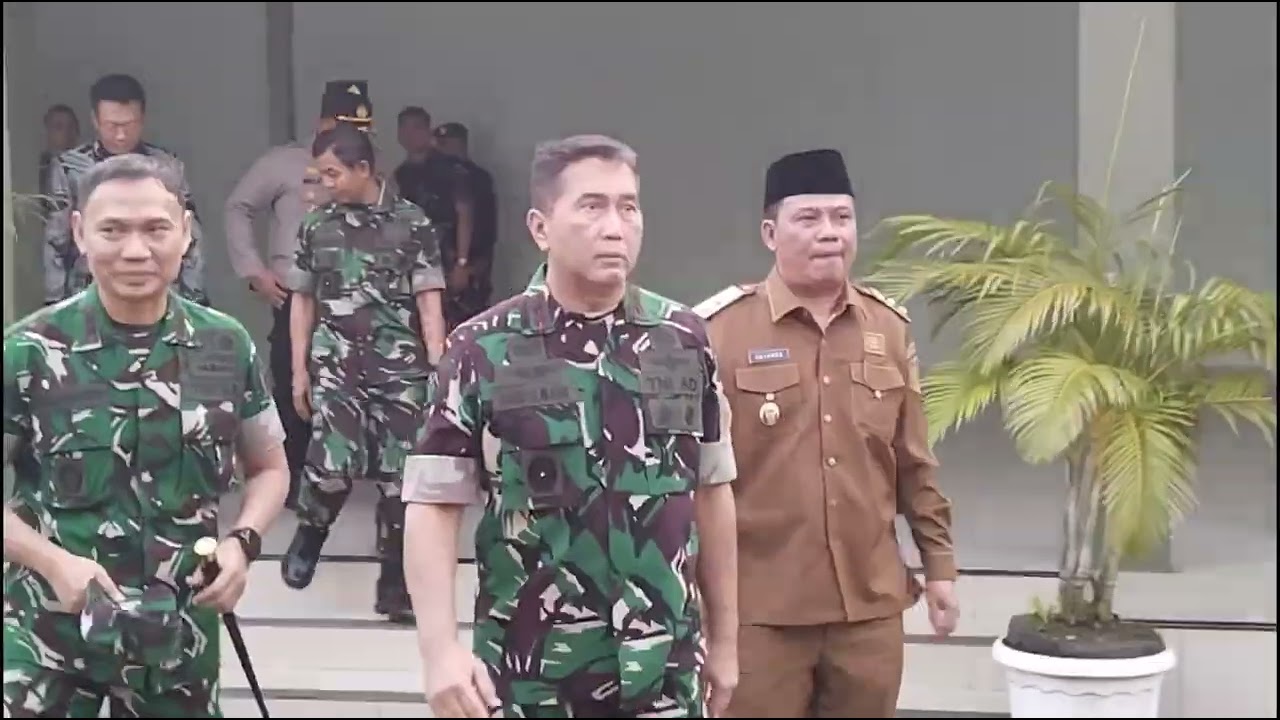 11 Maret 2026/KODIM-0419/TANJAB. MENDAPAT KUNJUNGAN DARI PANGDAM XX/TIB. SAMBUT HANGAT HORMAT, 