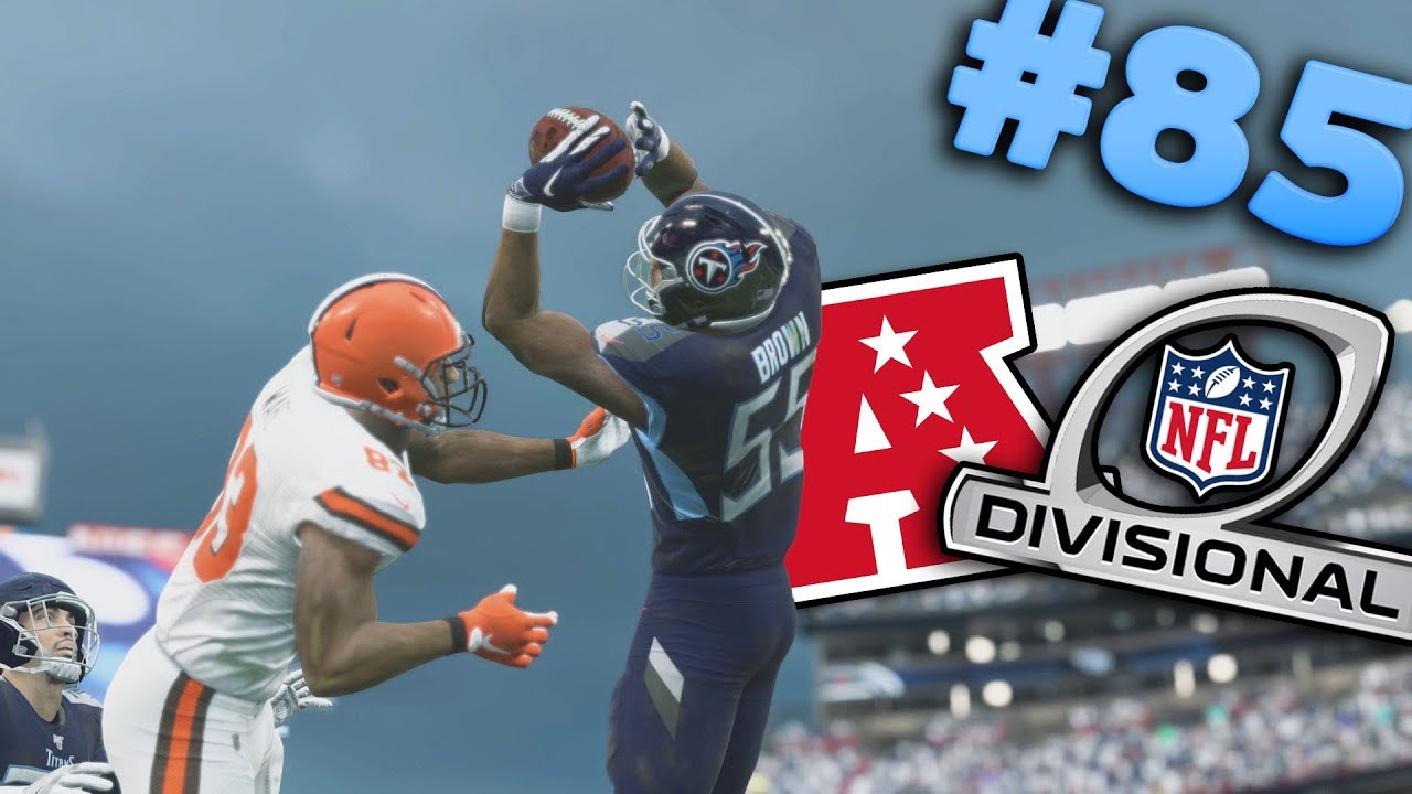 Divisional Playoffs Against The Cleveland Browns! Madden 20 Tennessee Titans Online Franchise Ep.85