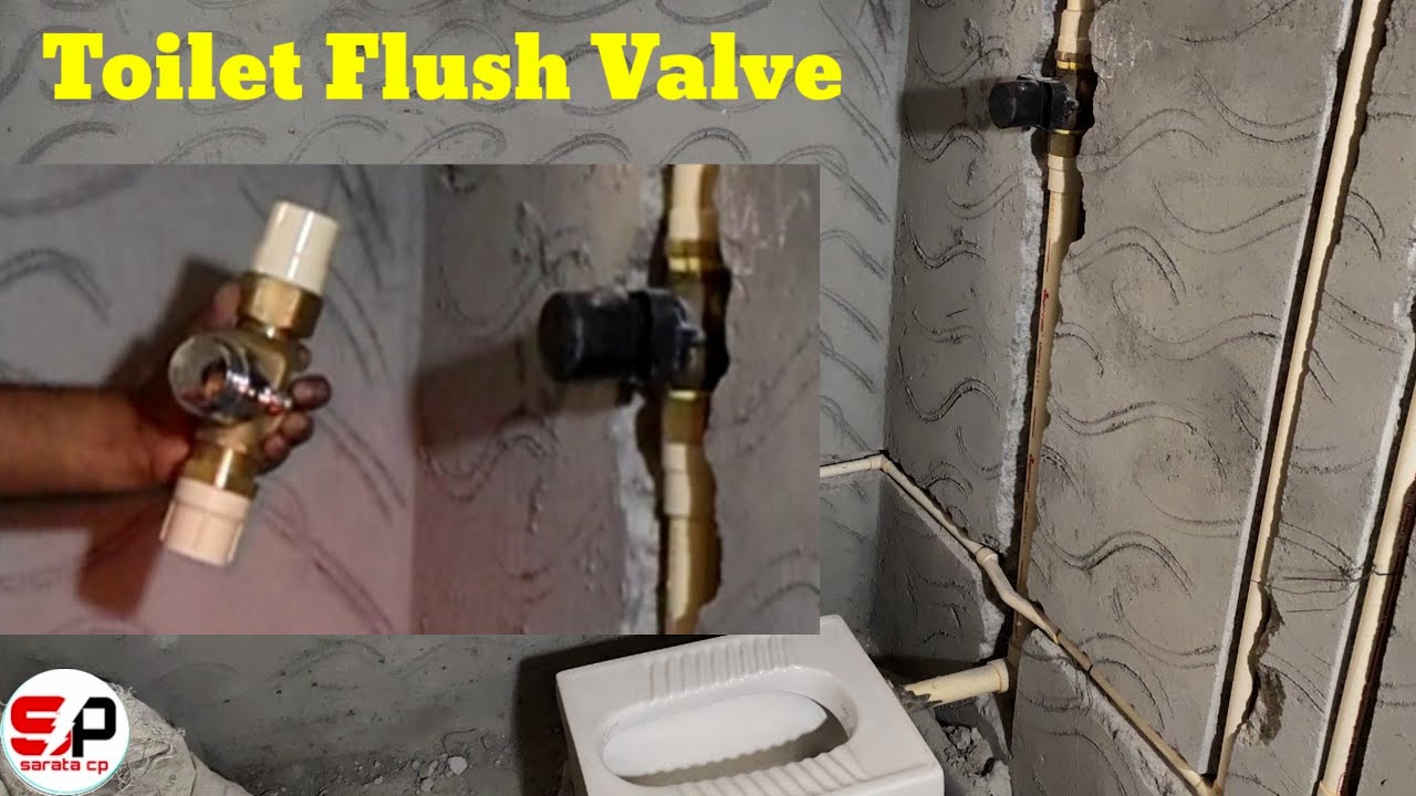 How to install flush valve in toilet | Toilet flush valve installation | Indian toilet flush valve