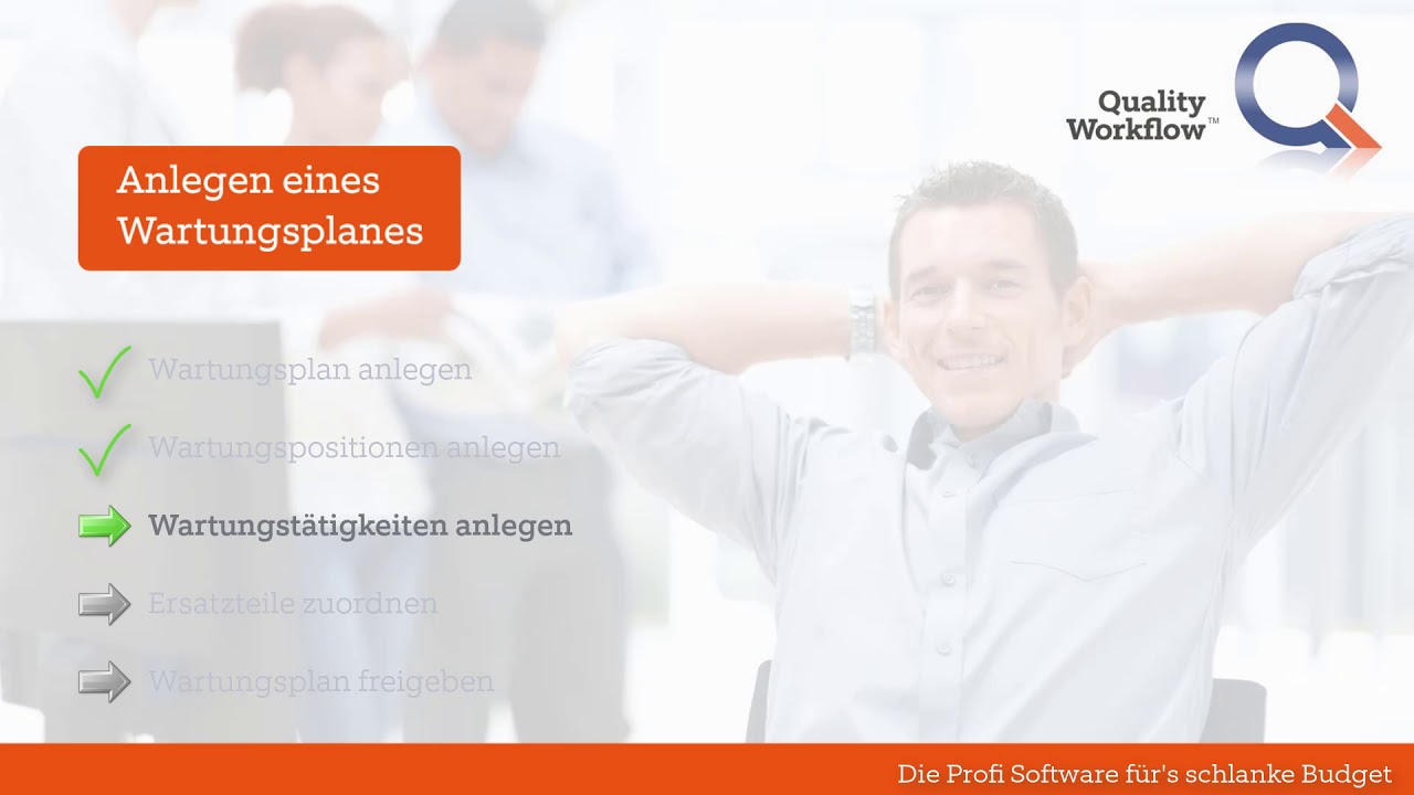 Anlegen eines Wartungsplanes