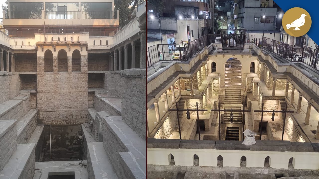 Restoration & beautification of Bansilalpet stepwell in final stages