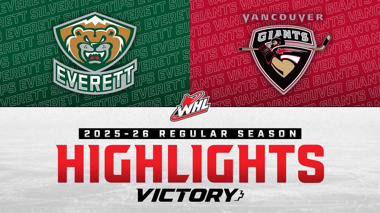 Everett Silvertips at Vancouver Giants 11/10 | WHL Highlights 2025-26
