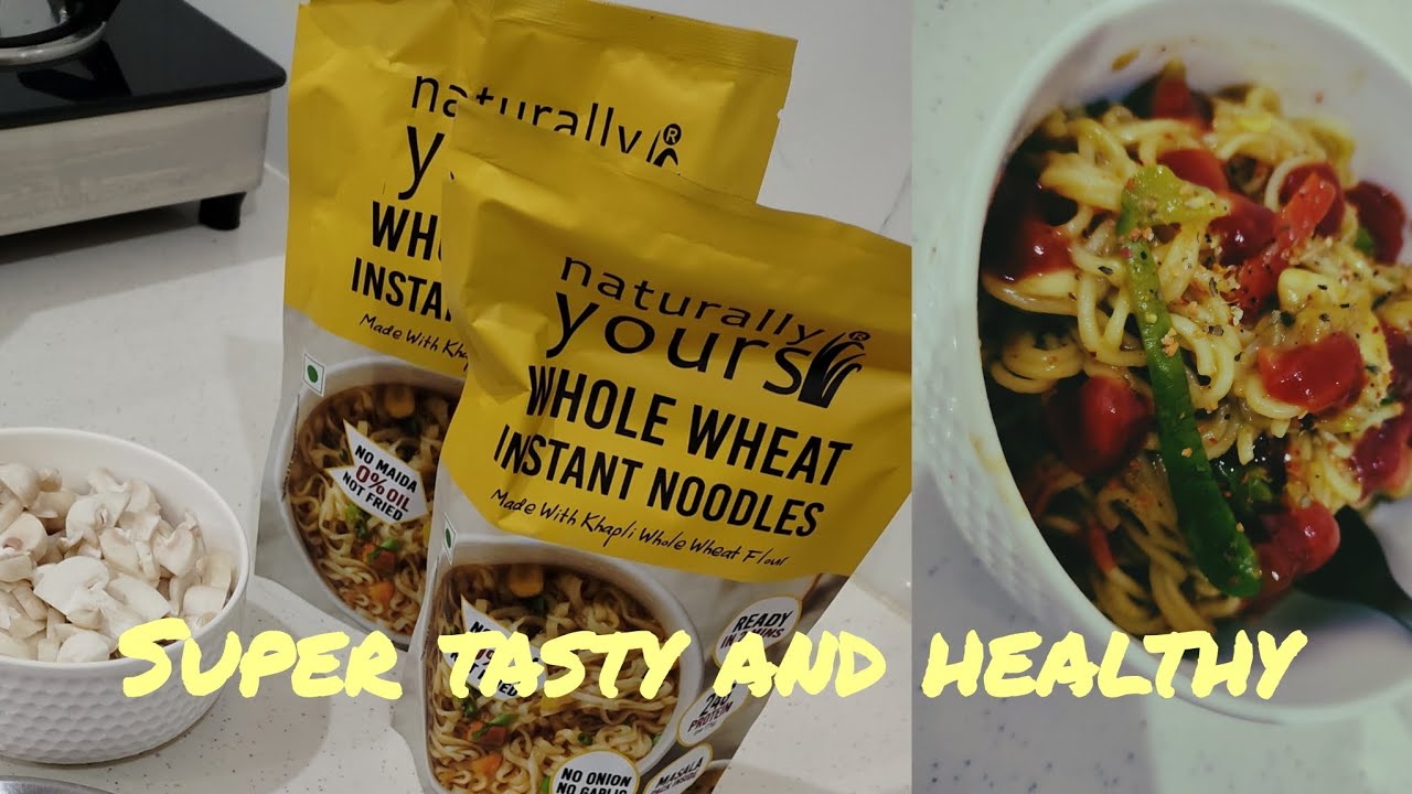 “10 Minutes Healthy Instant Noodles🍜😋.” Not a sponsored video🎥. 