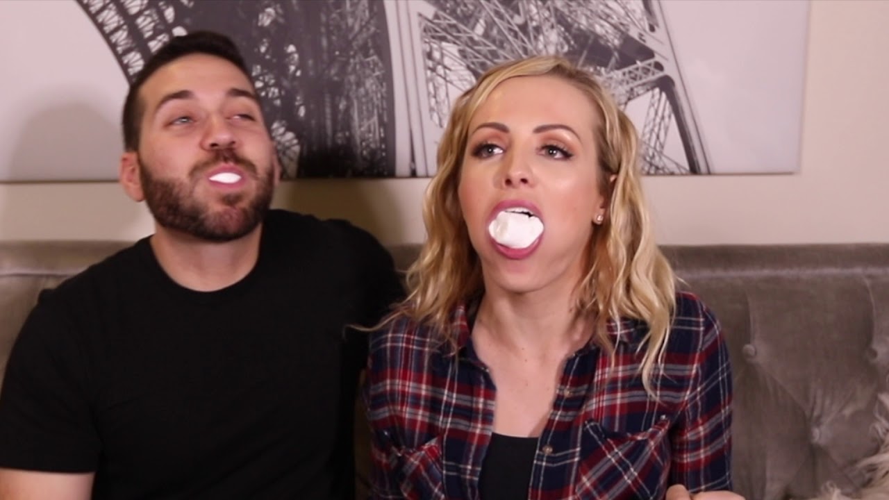 CHUBBY BUNNY CHALLENGE! Marshmallow Stuffing Contest! | Annelise Jr
