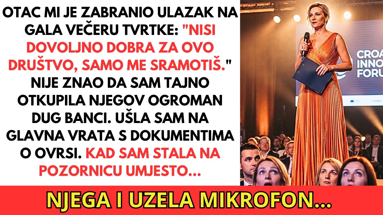 Otac mi je zabranio dolazak na zabavu. Nije znao da sam kupila njegov dug.