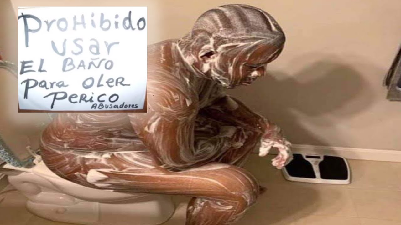 PROHIBIDO USAR EL BAÑO PARA OLER A PERICO