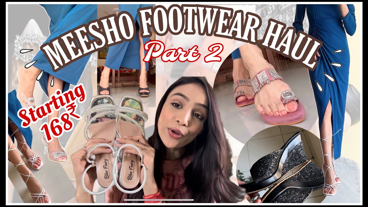MEESHO Footwear Haul For Wedding, Party Starting 168 #meesho #footwear #footwearhaul #meeshohaul
